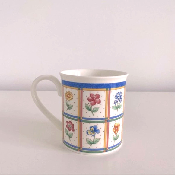 Vintage Villeroy & Boch anno 1748 Germany Julie Pattern Mug Set of 2 - Picture 5 of 8